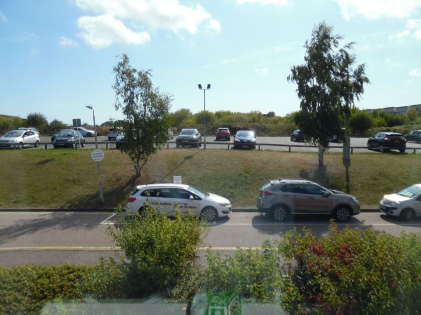 Car park, QEQM hospital, Margate.
