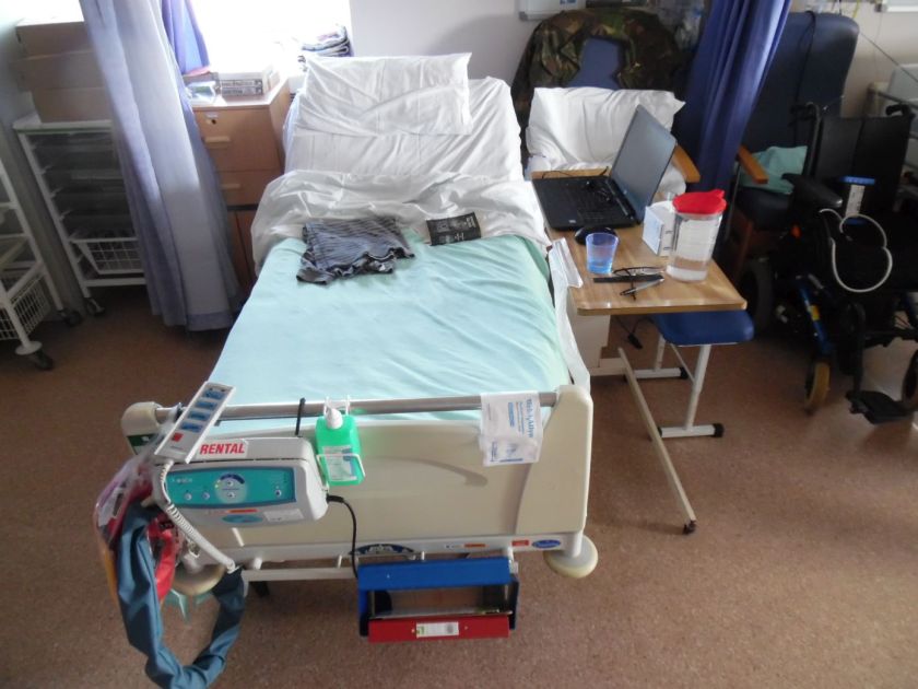 Ward scene, QEQM hospital, Margate.