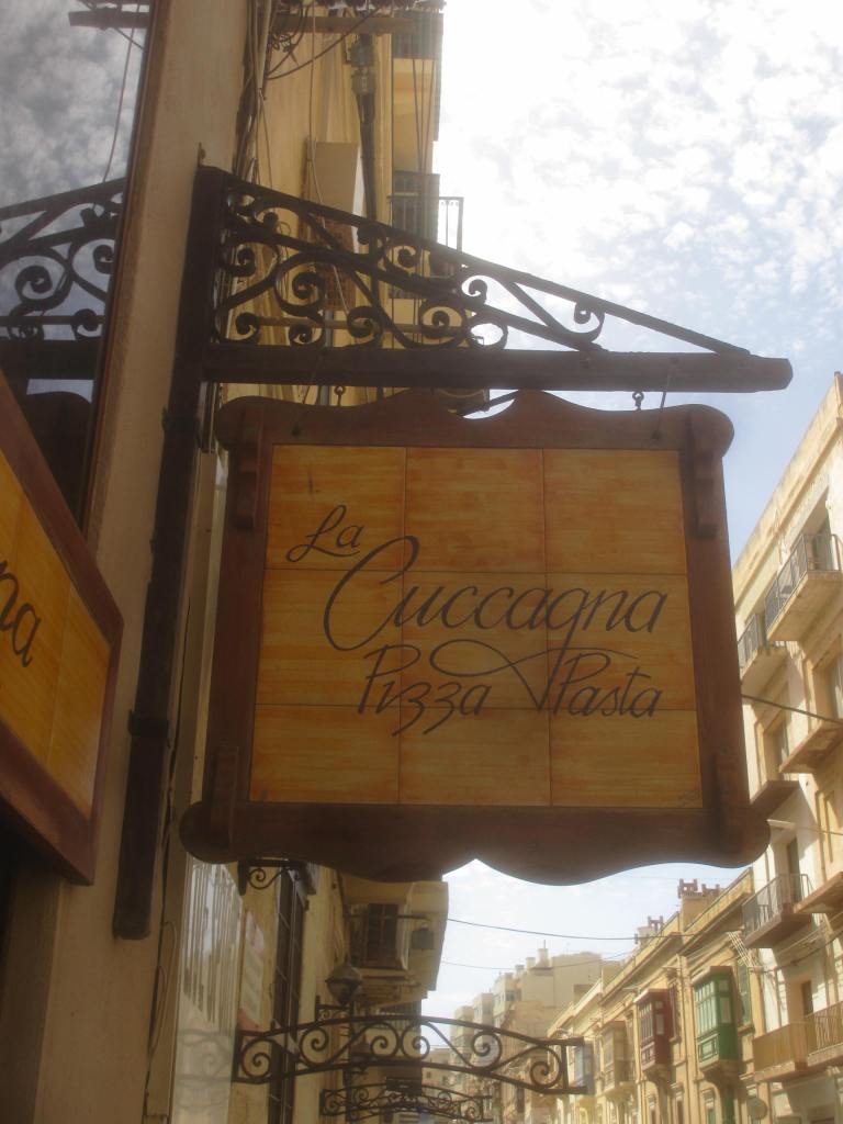 La Cuccagna restaurant, Sliema, Malta